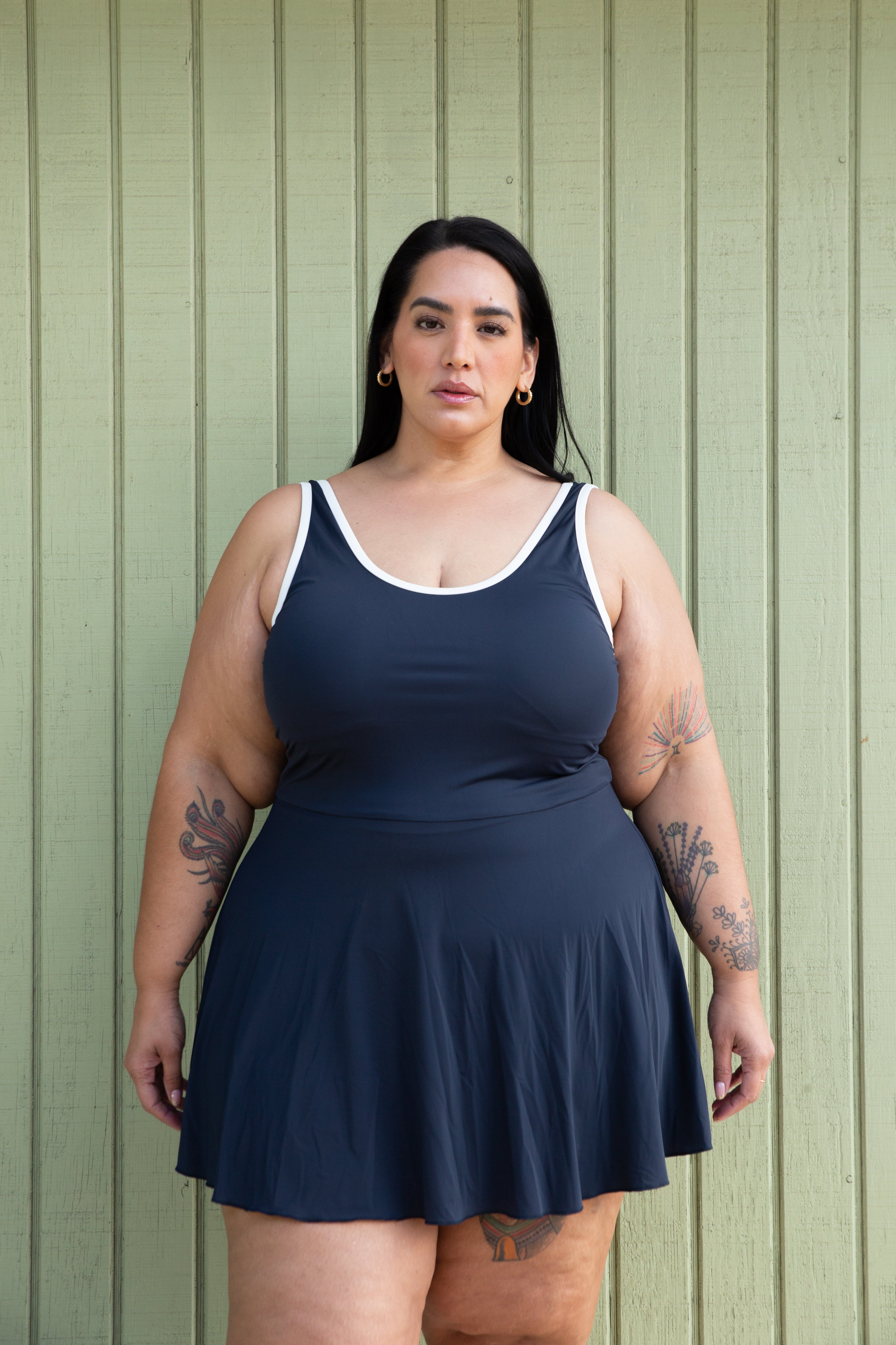 Retro Swim Dress Siena and Co. Retro Swim Dress Siena and Co.